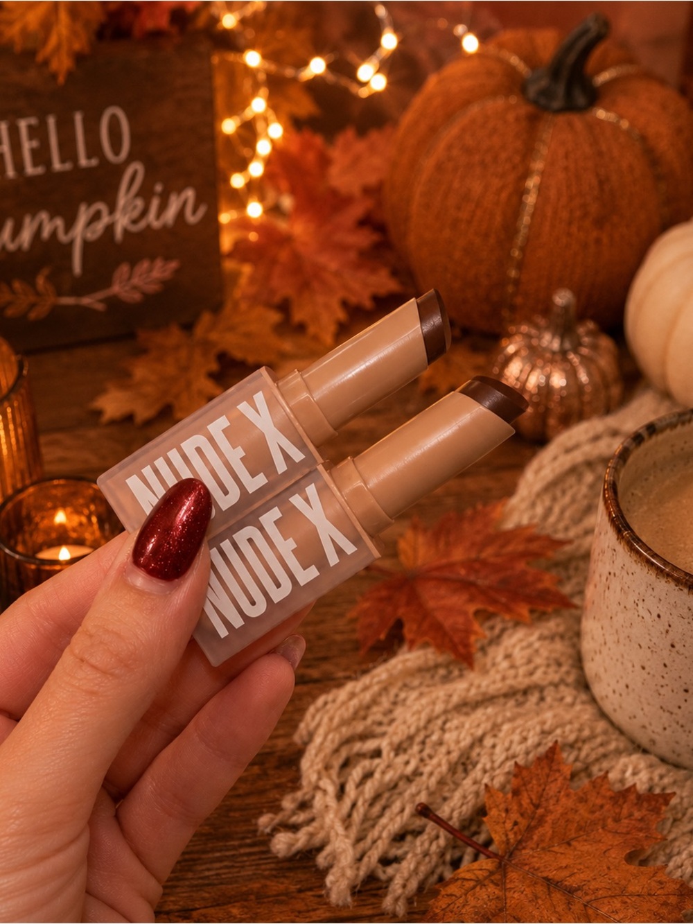 NUDE X Lipstick Duo - Rich Brown Hues